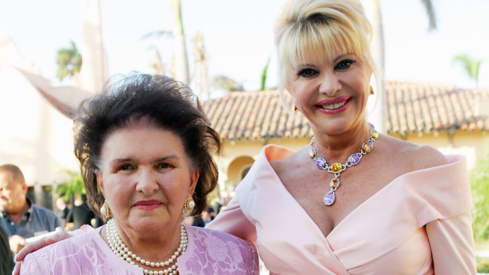 Ivana Trump a Marie Zelníčková