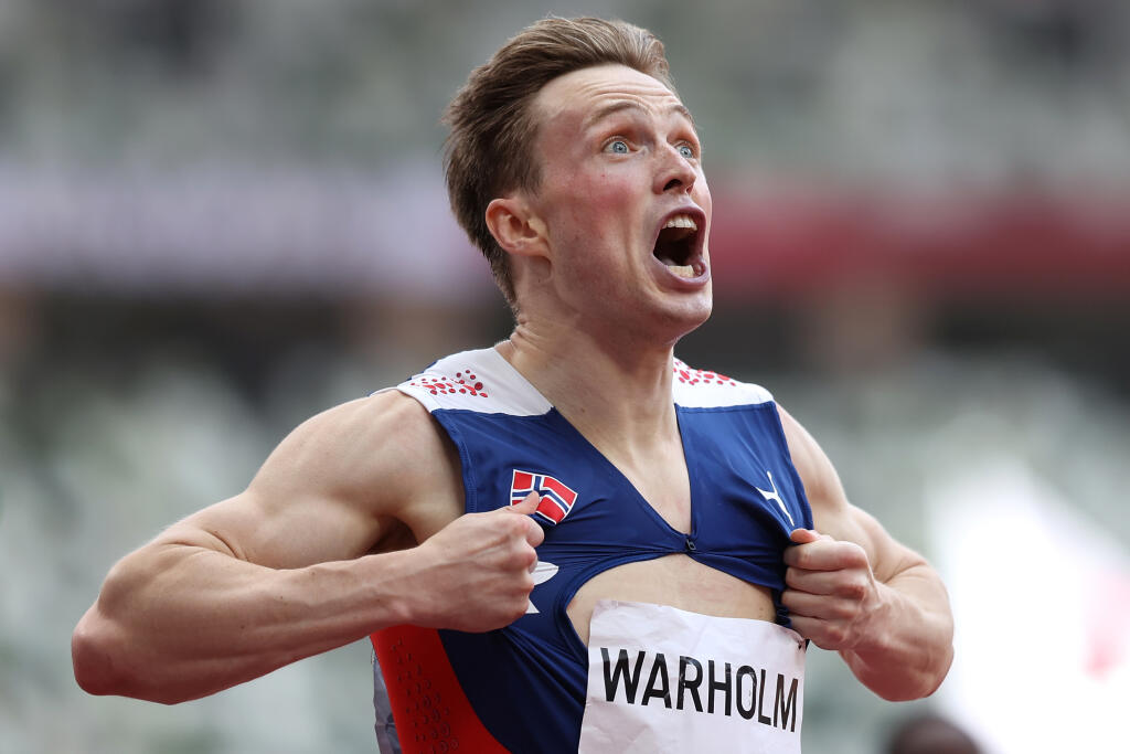 Karsten Warholm v behu na 400m cez prekážky prekonal svetový rekord a získal zlato na olympiáde v Tokiu.