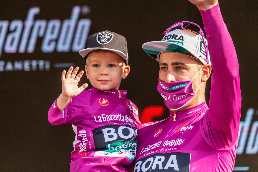 Sagan prvýkrát verejne ukázala svojho syna na minuloročnej Giro d’Italia.