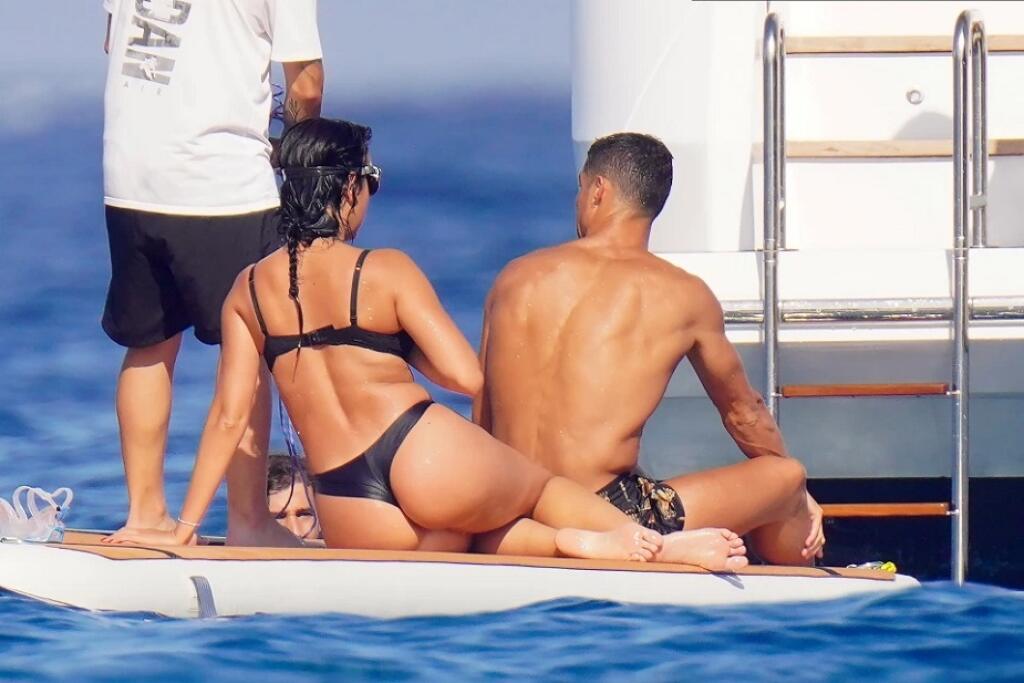 Cristiano Ronaldo a Georgina na jachte