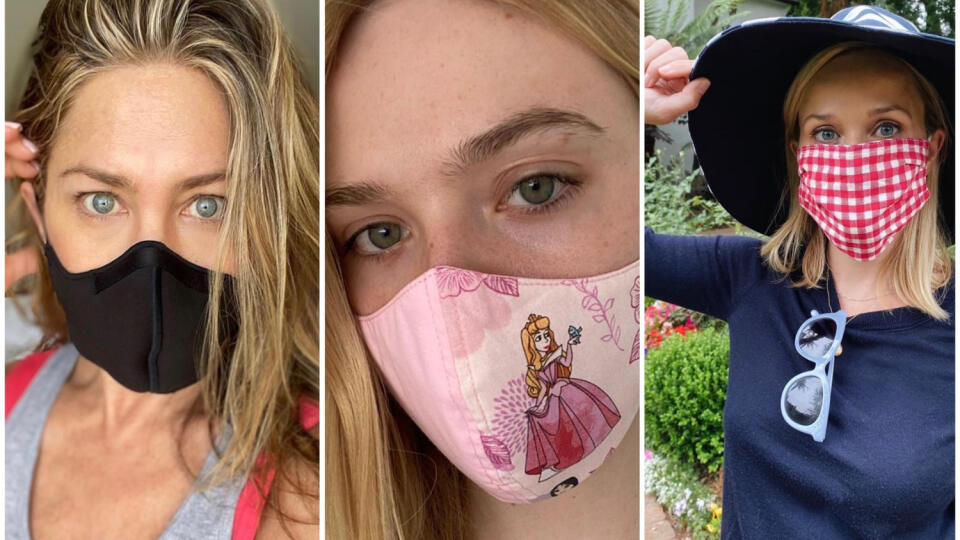 Svetové celebrity podporujú nosenie rúšok a neváhajú sa v nich fotiť na sociálne siete.