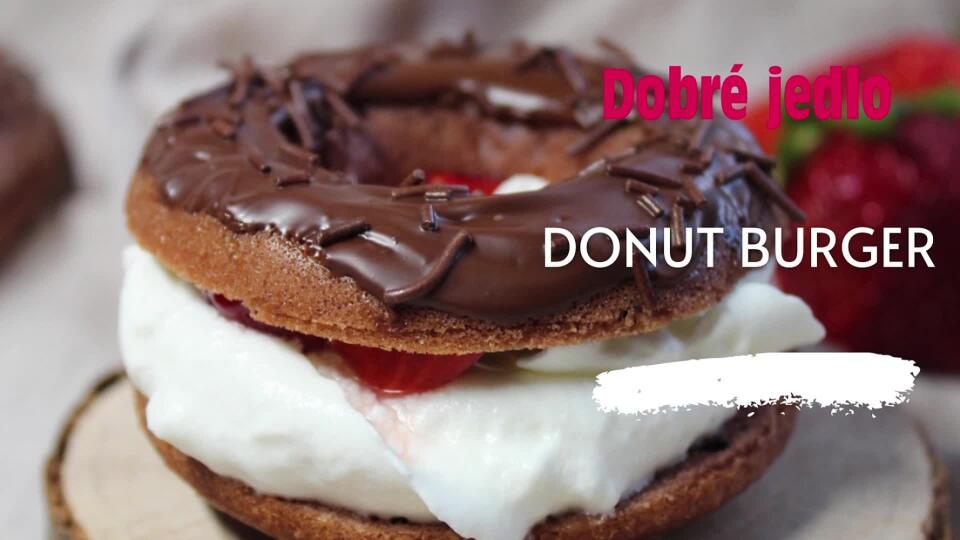 DONUT BURGER: Dokonalá kombinácia obľúbených pochúťok