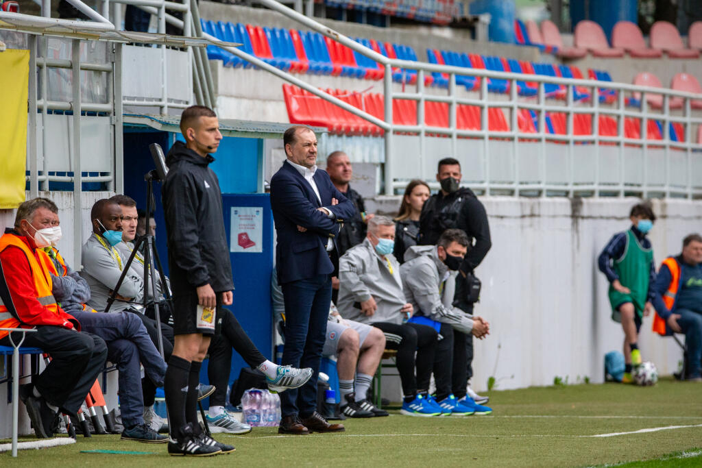 Zápas 31. kola Fortuna ligy medzí Z. Moravce a ŠK Slovan. Na snímke je Vladimír Weiss