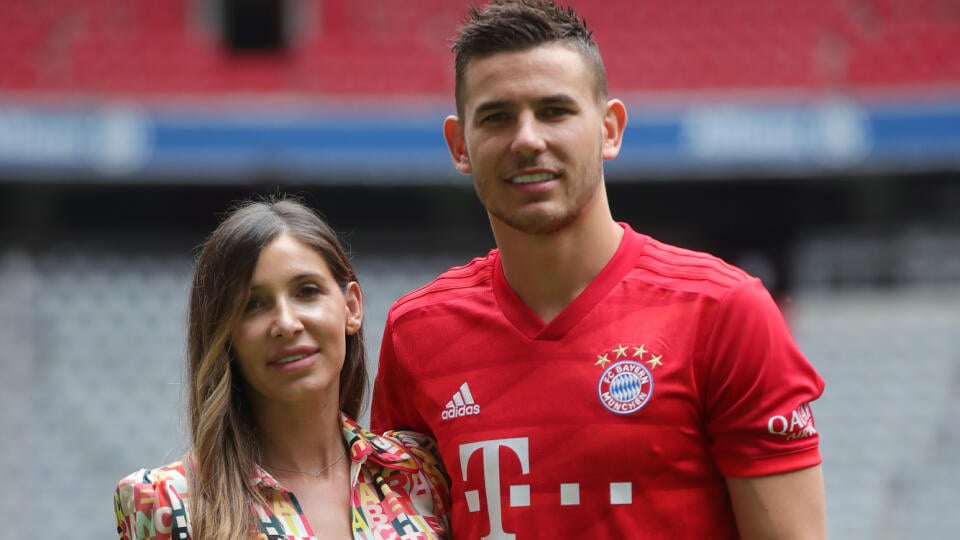 Lucas Hernandez s manželkou Ameliou.