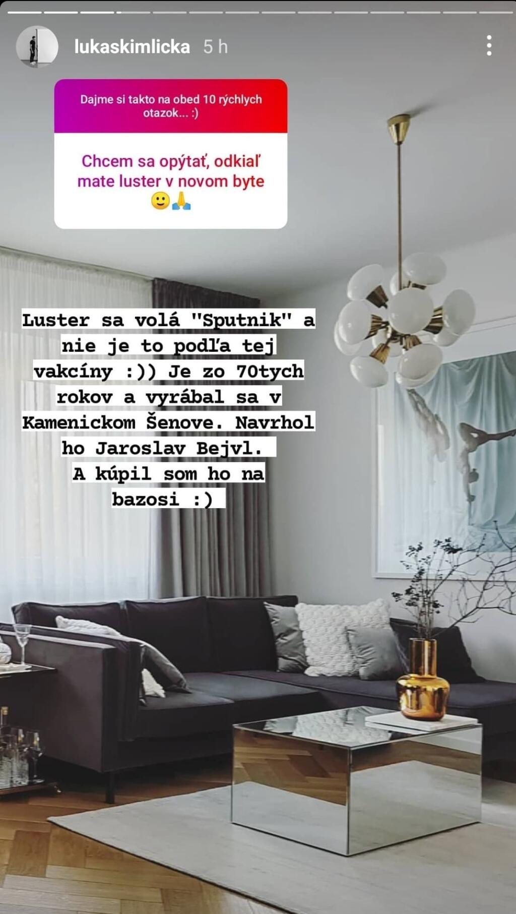 Luster zohnal Lukáš na bazári.
