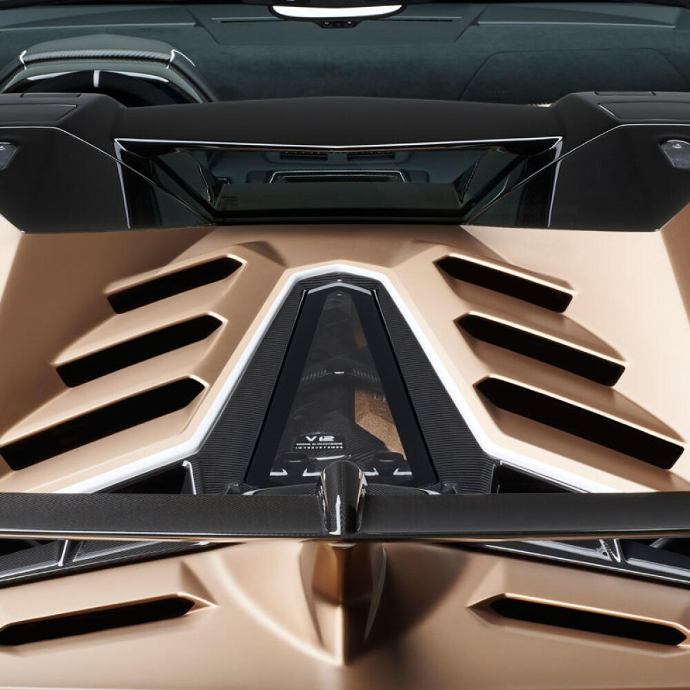 Lamborghini Aventador SVJ Roadster.