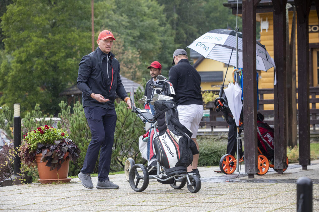 Svoje golfové zručnosti na charitatívnom turnaji predviedol aj bývalý útočník Marcel Hossa.