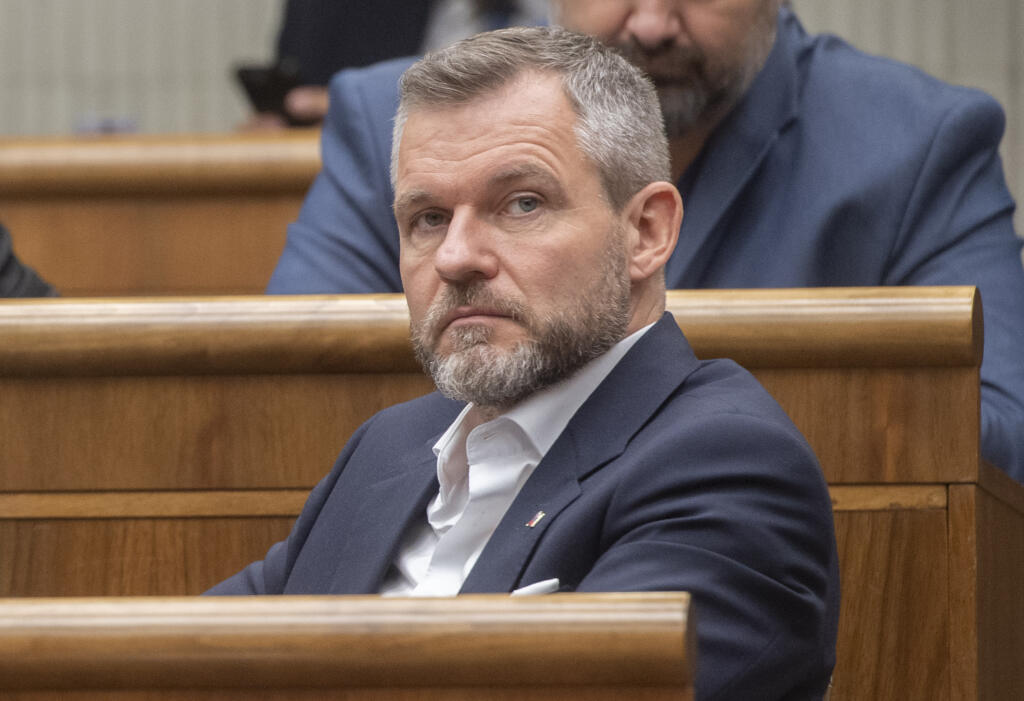 Nezaradený poslanec Národnej rady (NR) Slovenskej republiky (SR) Peter Pellegrini počas 93. schôdze parlamentu v Bratislave v pondelok 29. mája 2023. FOTO TASR - Martin Baumann	
