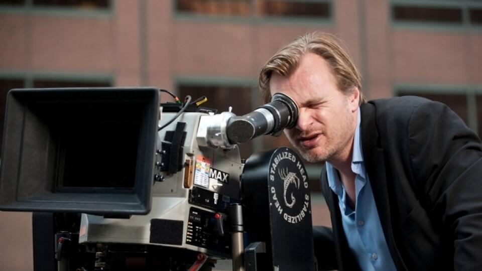 Režisér Christopher Nolan za kamerou IMAX, Zdroj foto: CONTINENTAL FILM s.r.o.