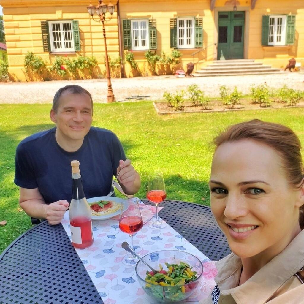 Adriana Poláková s partnerom Christianom.