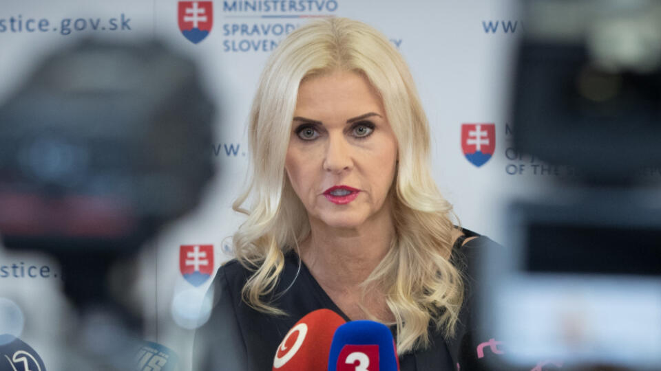 Tlačová konferencia štátnej tajomníčky ministerstva spravodlivosti SR Moniky Jankovskej, k jej odstúpeniu z funkcie.