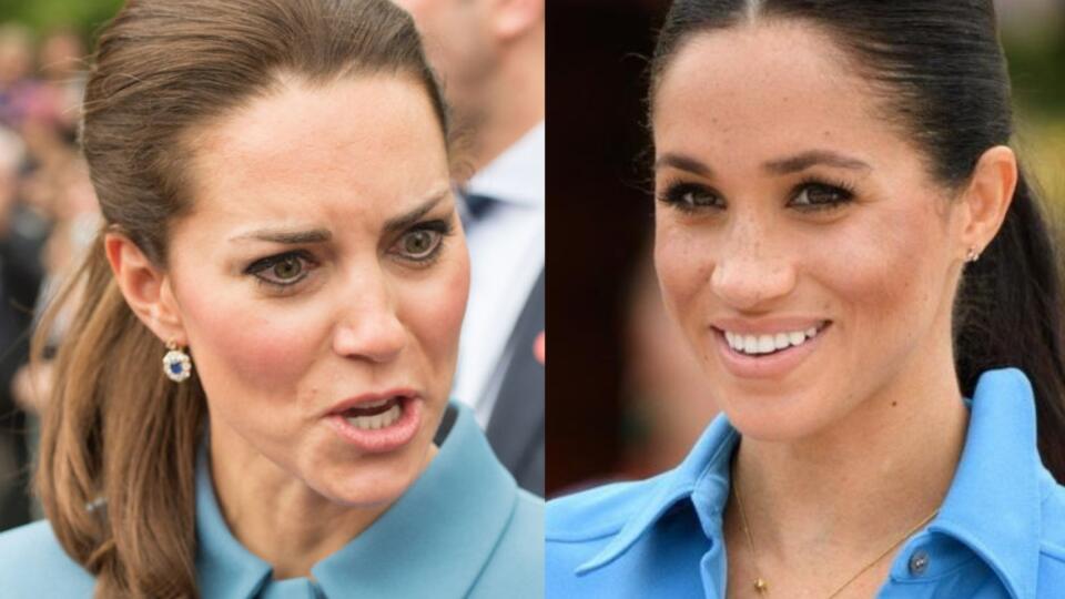 Vojvodkyňa Kate a Meghan sa premenili na mužov.