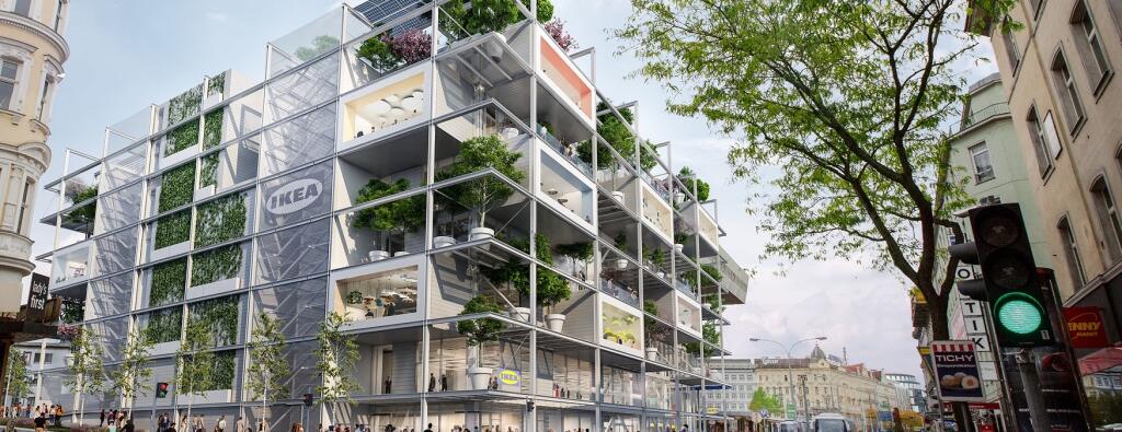Nová predajňa IKEA vedľa stanice Westbahnhof vo Viedni