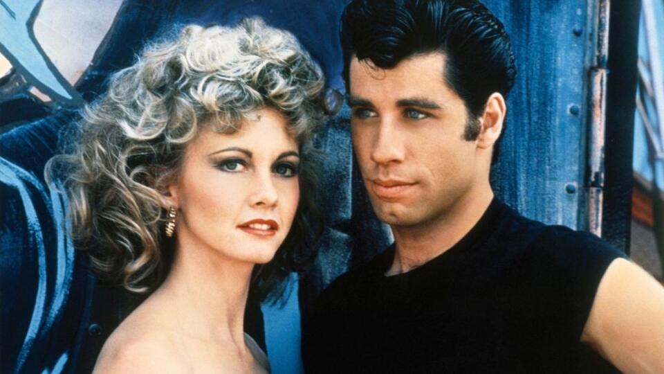 Olivia Newton-John a John Travolta vo filme