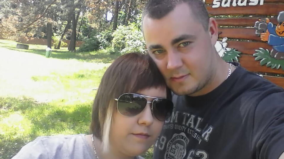 Dvojica: Marek a Saška ešte ako šťastný pár.