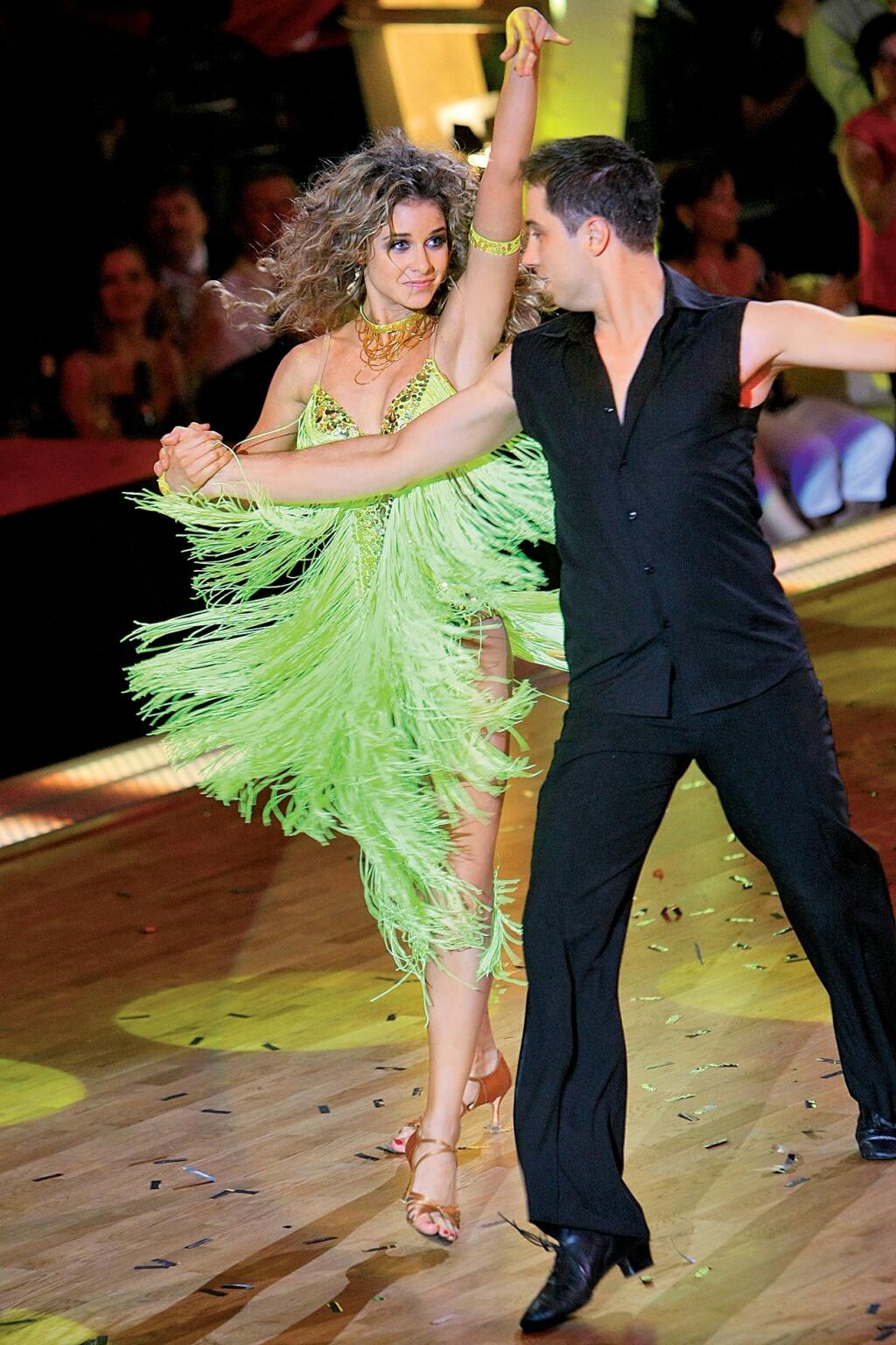 Nela Pocisková, speváčka a herečka, tanec, Let's dance, tancovanie, Peter Modrovský, tanečník
foto: Július Dubravay