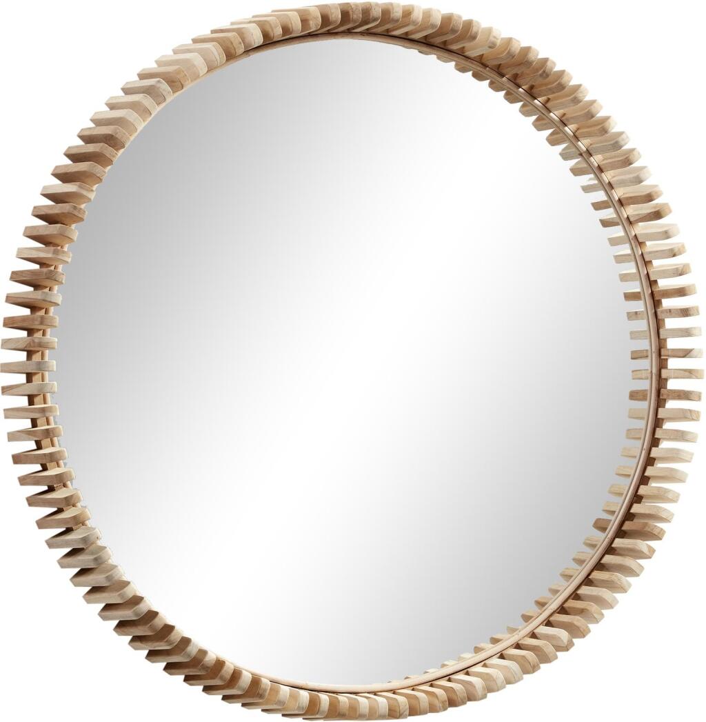 4. Okrúhle zrkadlo s dreveným rámom Polke, www.westwingnow.sk, 219 €