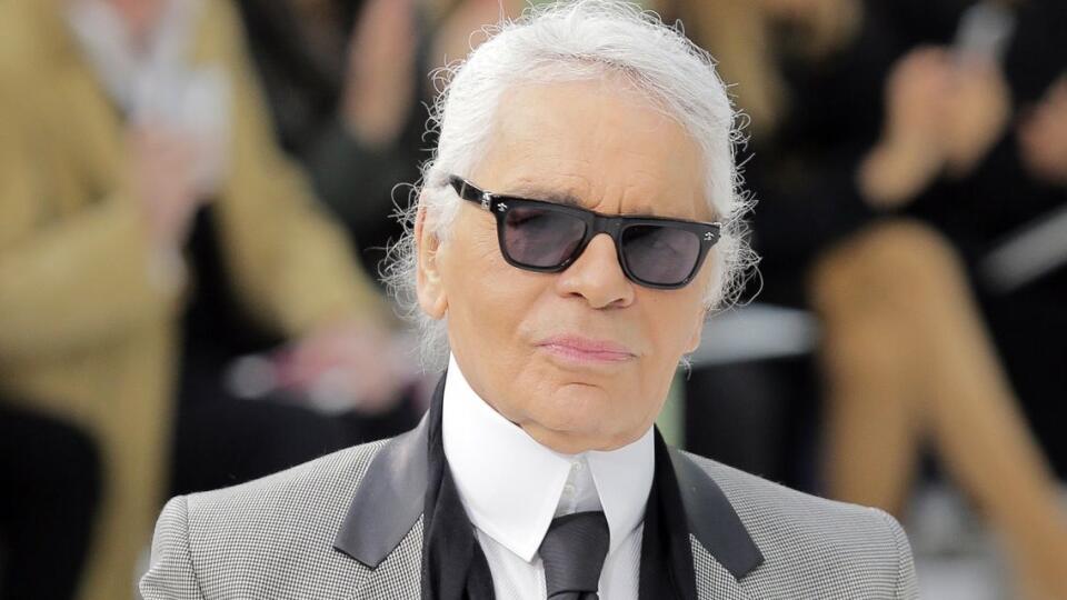 Nemecký módny návrhár Karl Lagerfeld