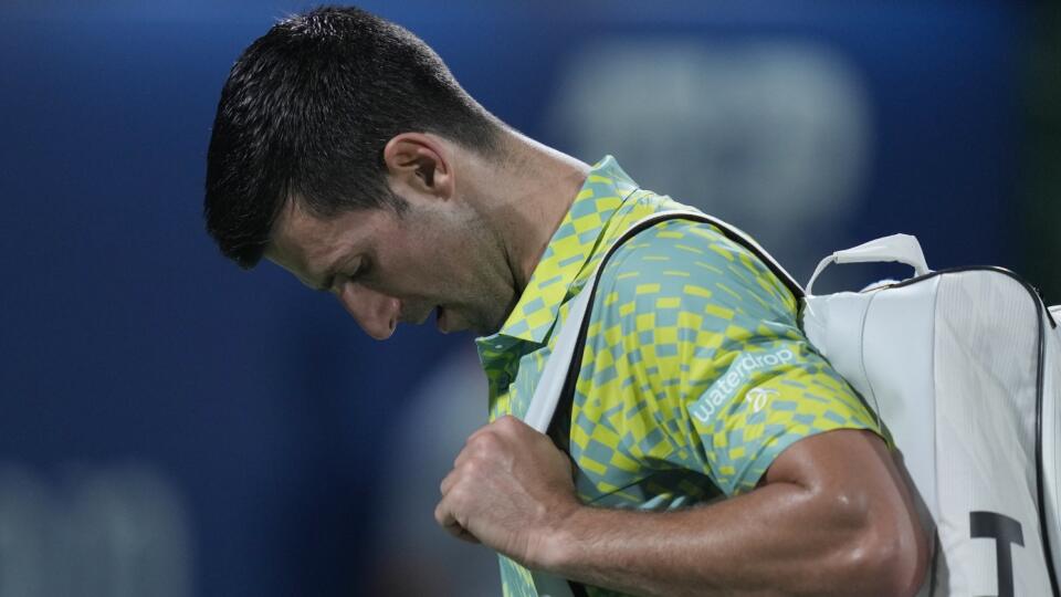 WA 37 Dubaj - Srbský tenista Novak Djokovič