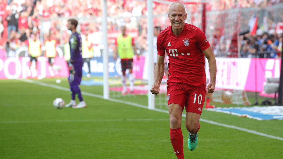 S Bayernom zbieral Robben jeden úspech za druhým.