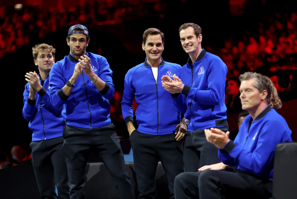 Slzy už vyschli, Roger sa počas 2. dňa Laver Cupu neustále usmieval