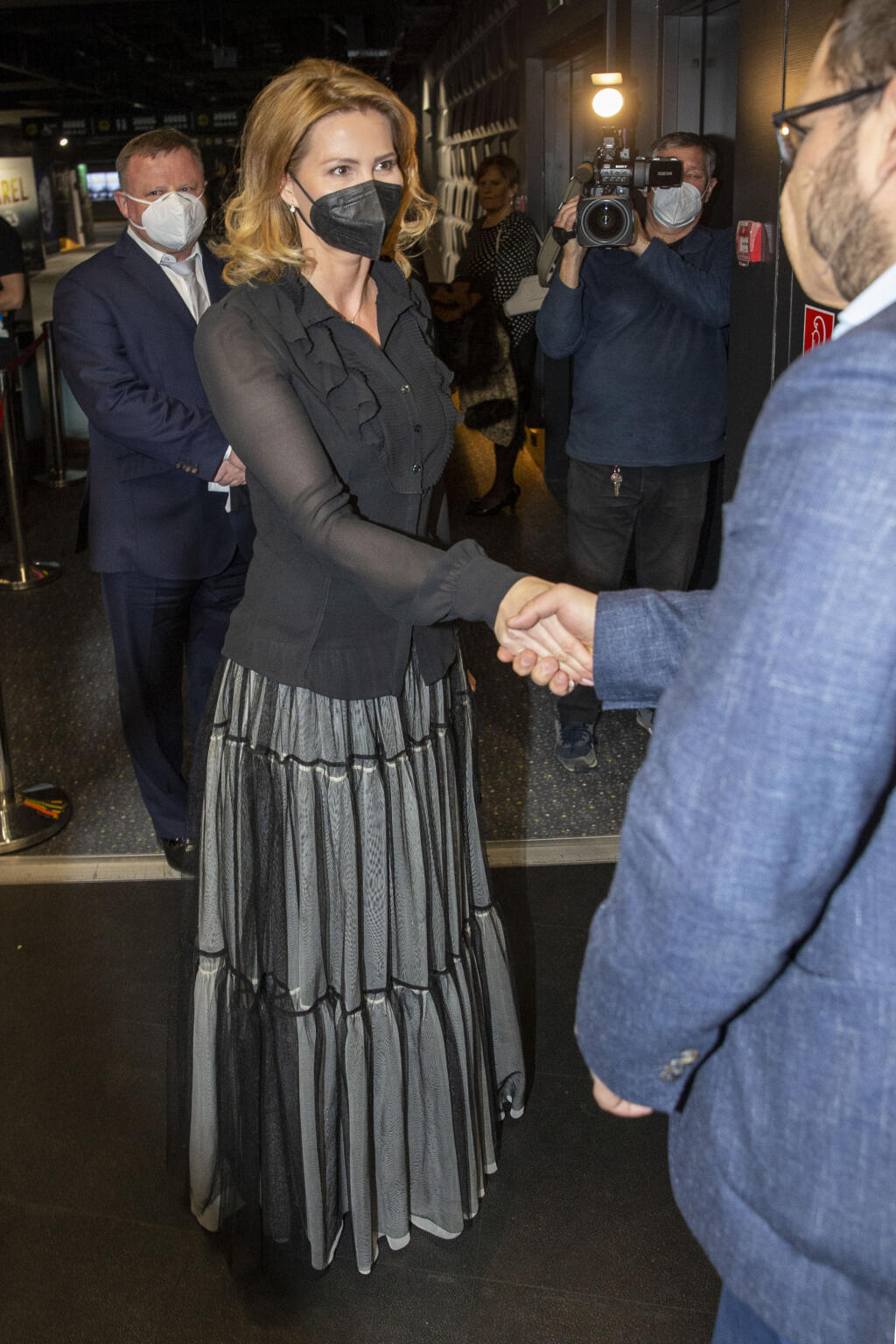 Na snímke je Ivana Gottová na premiére filmu Karel.