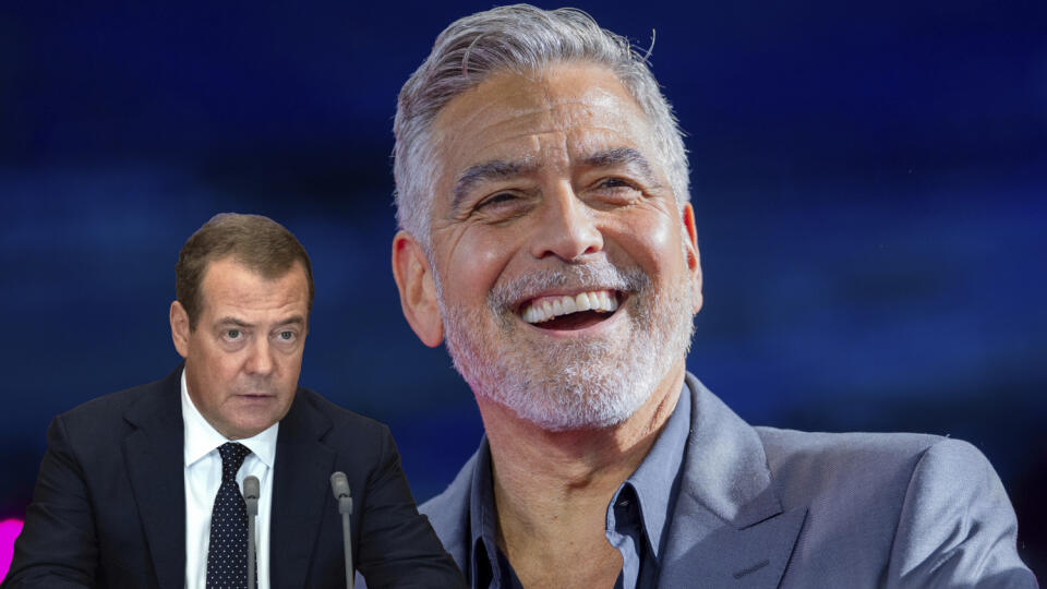 George Clooney dostal od Dmitrija Medvedeva čudnú vyhrážku.