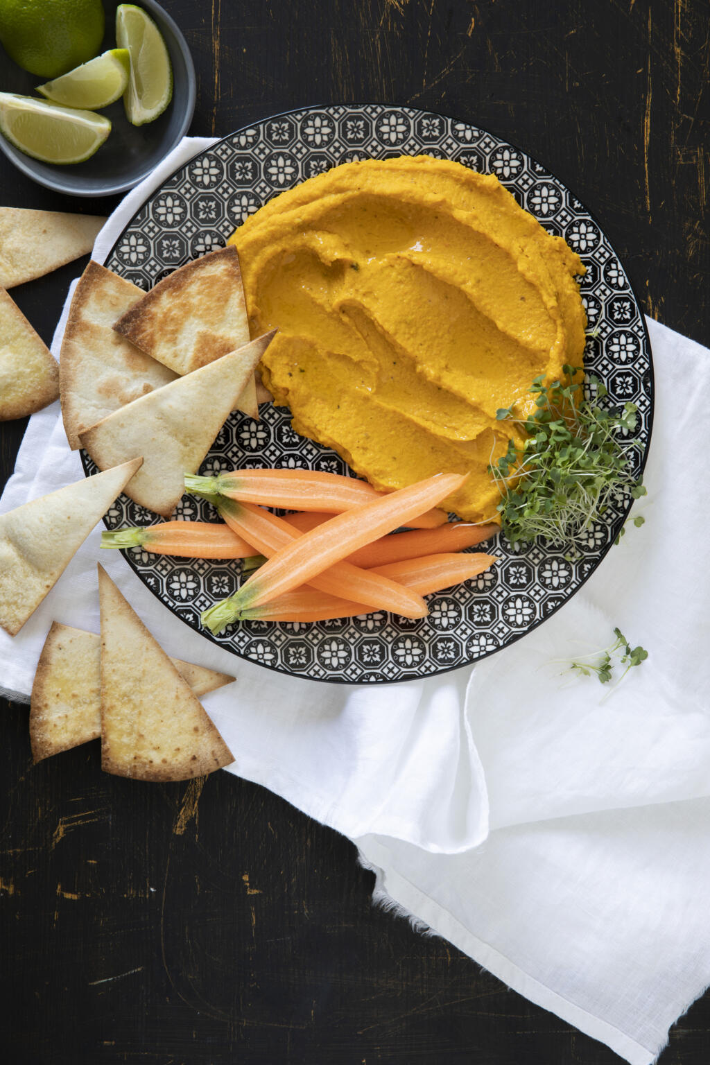 Hummus z mrkvy