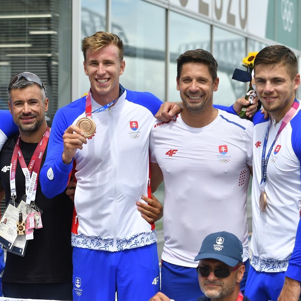 slovenský štvorkajak Samuel Baláž Denis Myšák Erik Vlček Adam Botek