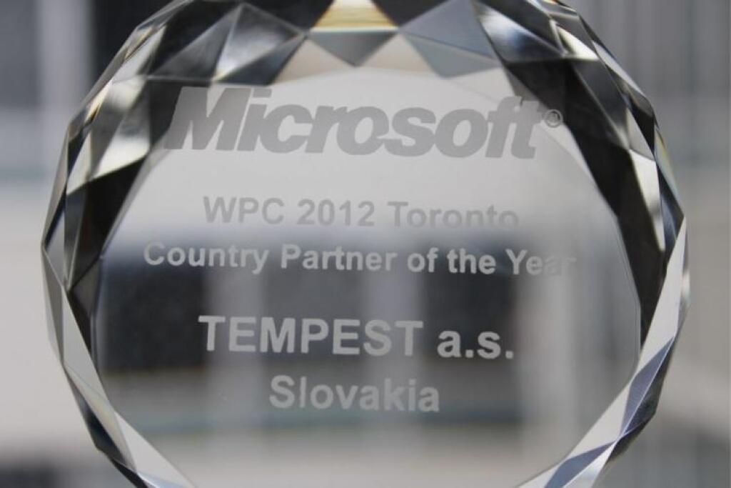 Tempest je slovenským partnerom roka Microsoftu