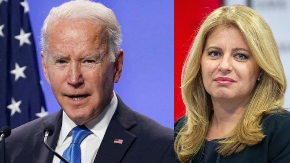 Joe Biden a Zuzana Čaputová