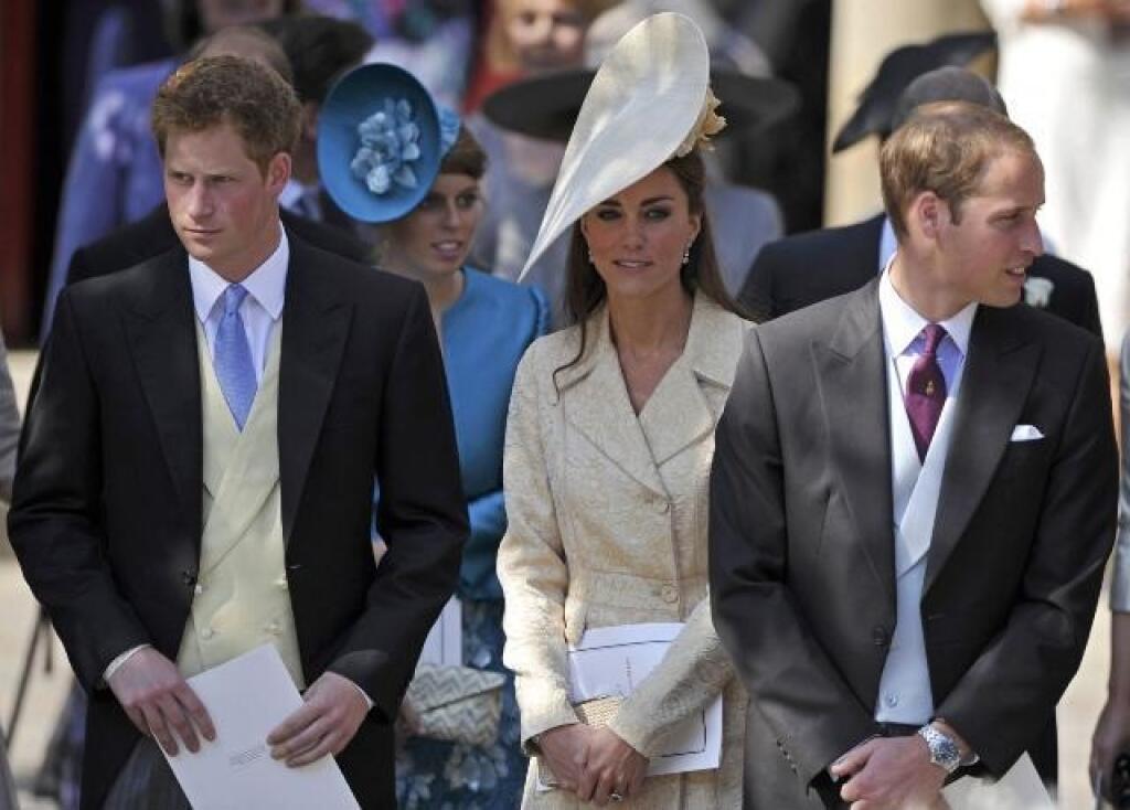 Harry, Kate a William