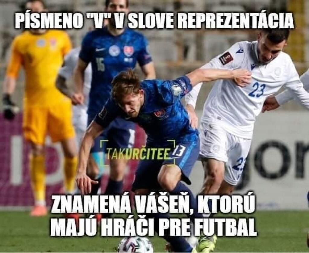 Po zápase s Maltou zaplnili internet vtipy na slovenských futbalistov.