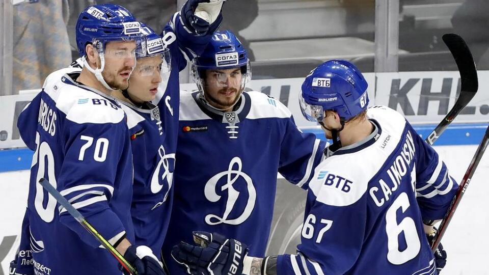 Michal Čajkovský v drese Dinamo Moskva, KHL
