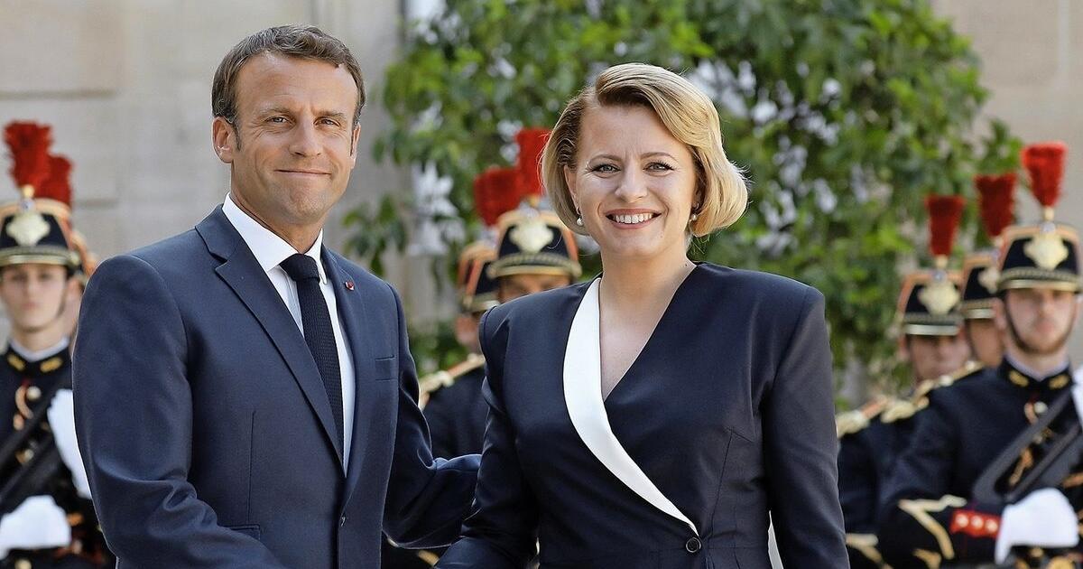 Čaputová a attiré l’attention avec une photo avec le président Macron