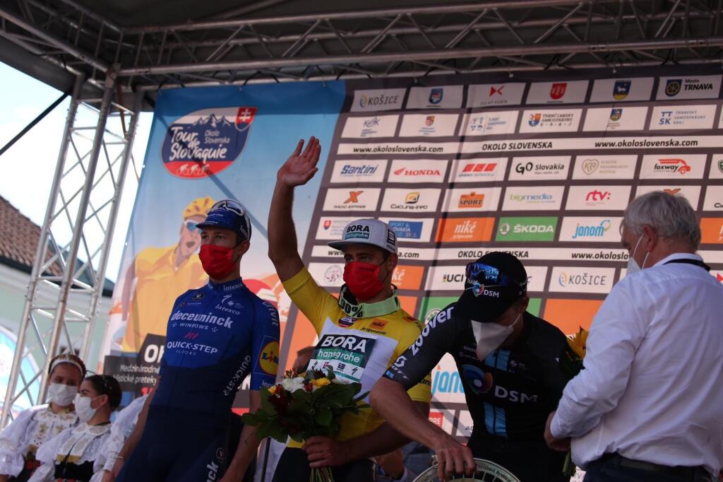 Peter Sagan počas dnešných pretekov Okolo Slovenska
