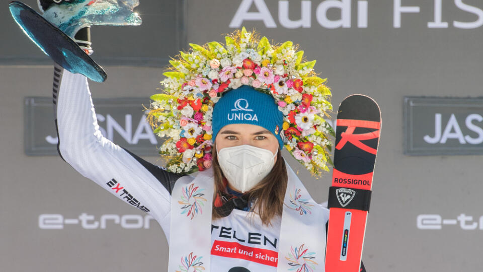Vlhová v roku 2021 triumfovala v obrovskom slalome v Jasnej.
