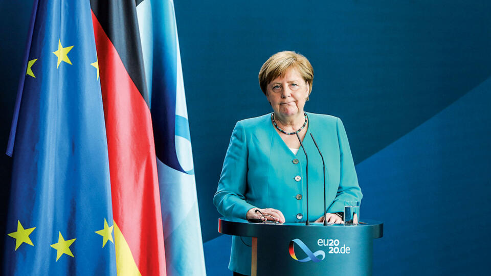 Merkel And Von Der Leyen Press Conference As Germany Holds EU Council Presidency
