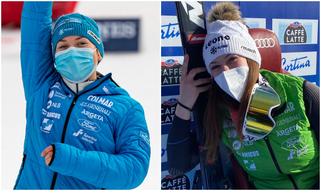 Meta Hrovatová a Andreja Slokarová.