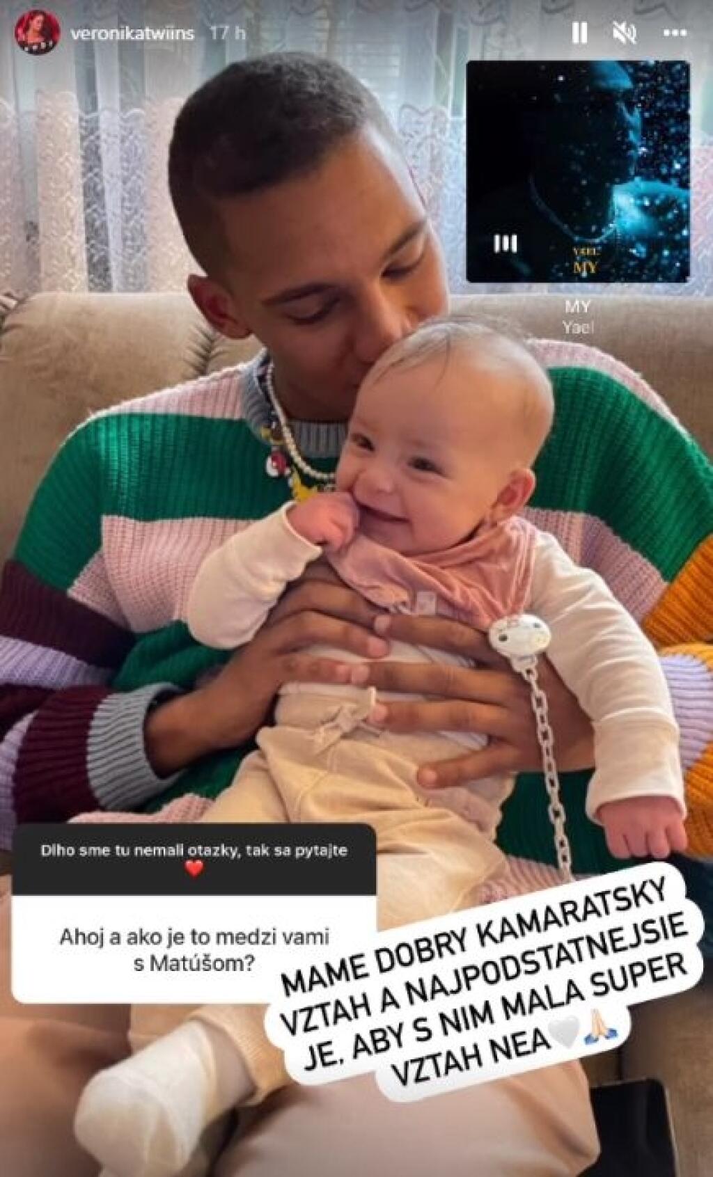 Otec Nízlovej dcérky Matúš Kolárovský sa snaží byť s malou Neou tak často, ako sa len dá.