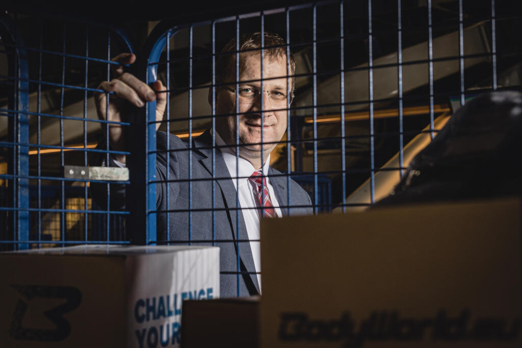 Na snímke generálny riaditeľ Slovenskej pošty Martin Ľupták.