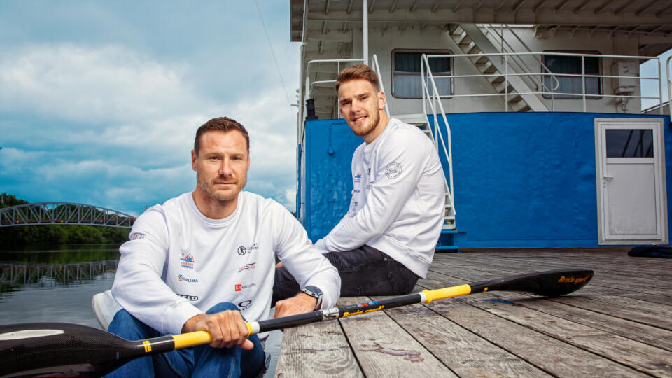 Erik Vlček a Adam Botek, slovenskí reprezentanti rýchlostnej kanoistiky