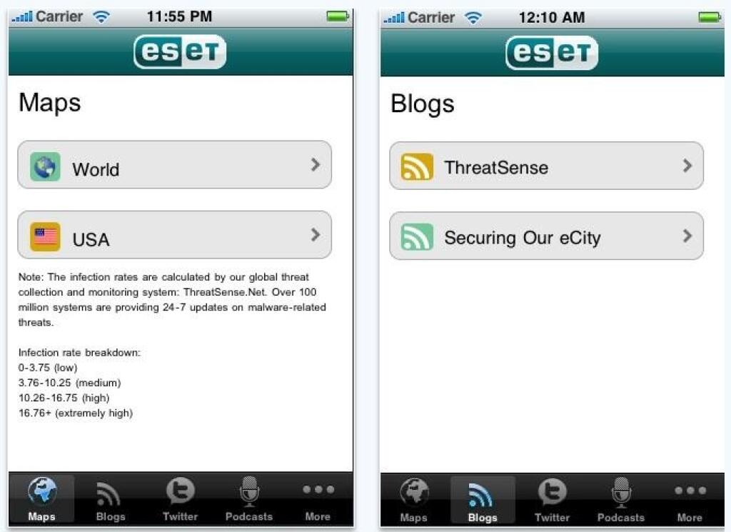 Eset má prvú aplikáciu pre iPhone