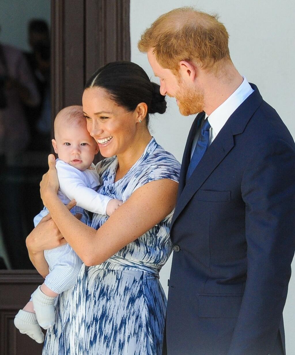 Malý Archie, Meghan Markle, a princ Harry.