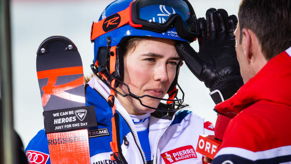 Petra Vlhová pri rozhovore pre zahraničnú televíziu nebola zo svojho výkonu nadšená.