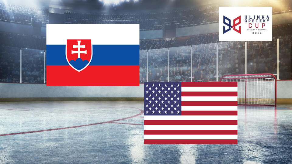 Sledujte s nami ONLINE z hokejového Hlinka Gretzky Cup medzi USA a Slovenskom.