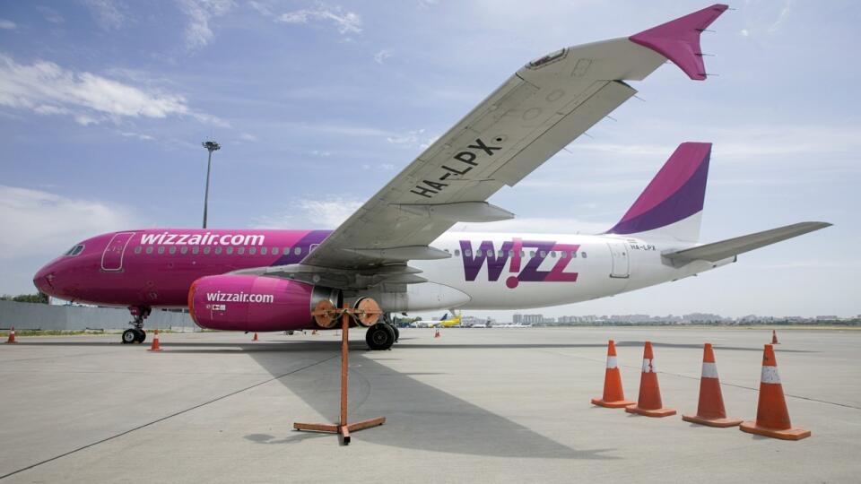 Lietadlo Wizz Air-u.