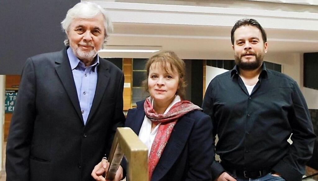 Libuše Šafránková a Jozef Abrhám, syn Josef