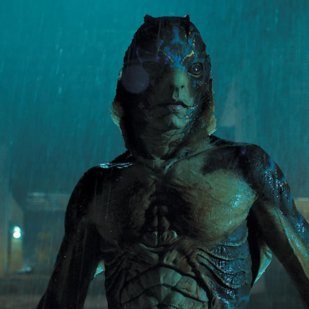 Doug Jones vo filme Podoba vody