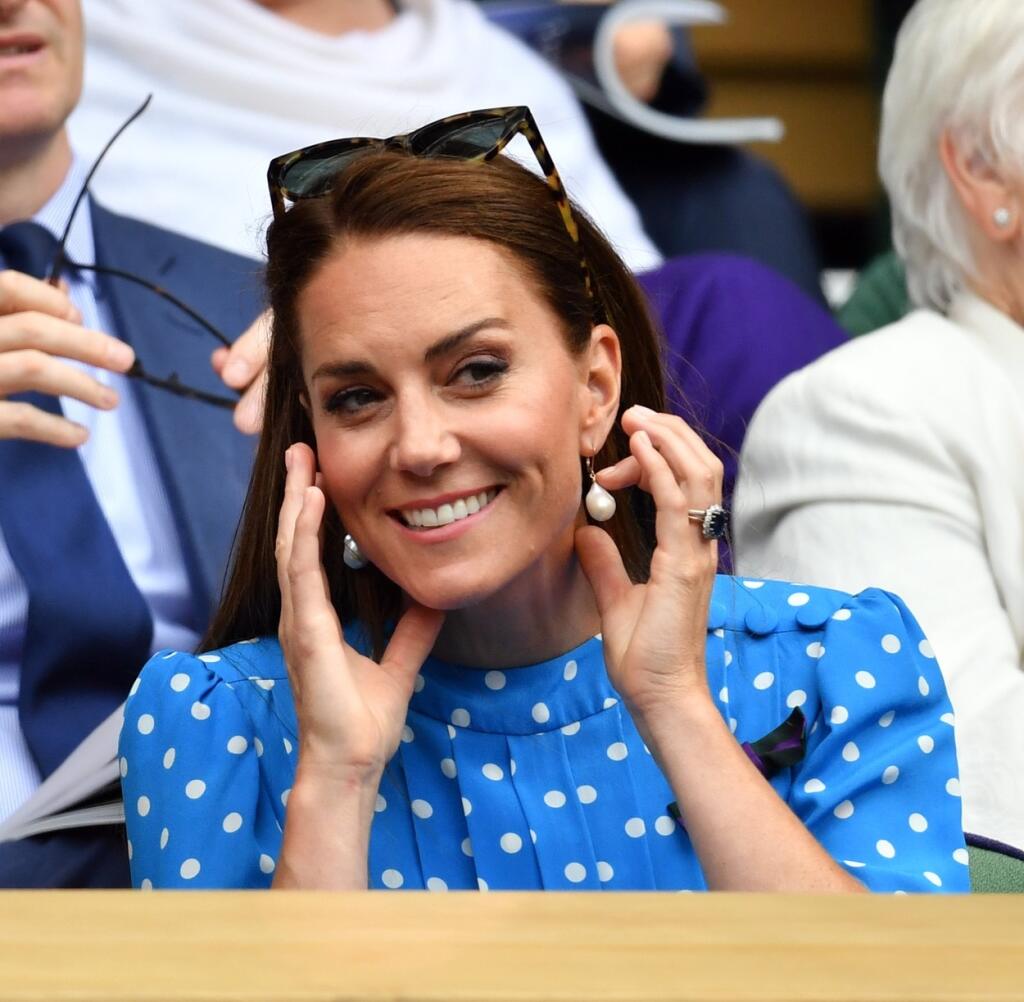 Vojvodkyňa Kate nie je typ fanúšika, ktorý zápasy sleduje potichu a bez emócií. Aj počas štvrťfinále Wimbledonu strúhala jednu grimasu za druhou a zápasy poriadne prežívala.